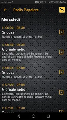 Radio Popolare android App screenshot 4